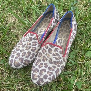 Rothy’s Womens 6.5 loafer leopard shoe